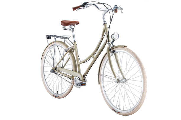 Фото выбрать и купить городской или дорожный велосипед для города и велопрогулок со склада в СПб - большой выбор для взрослого и для детей, велосипед bearbike algeria (2020) кремовый, размер 450 мм велосипеды в наличии - интернет-магазин Мастерская Тимура