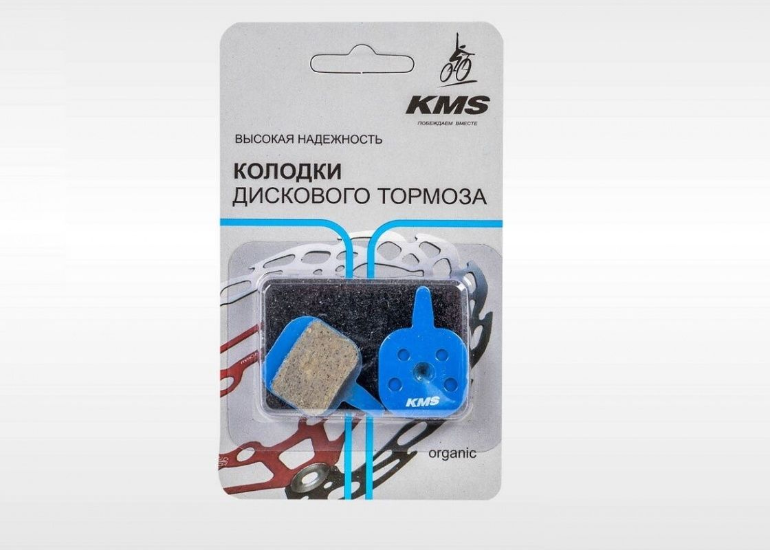 Фото выбрать и купить тормозные колодки "kms", для дискового тормоза tektro (tektro mechanical calipers), organic, на блистере для велосипедов со склада в СПб - большой выбор для взрослого, запчасти для велосипедов в наличии - интернет-магазин Мастерская Тимура