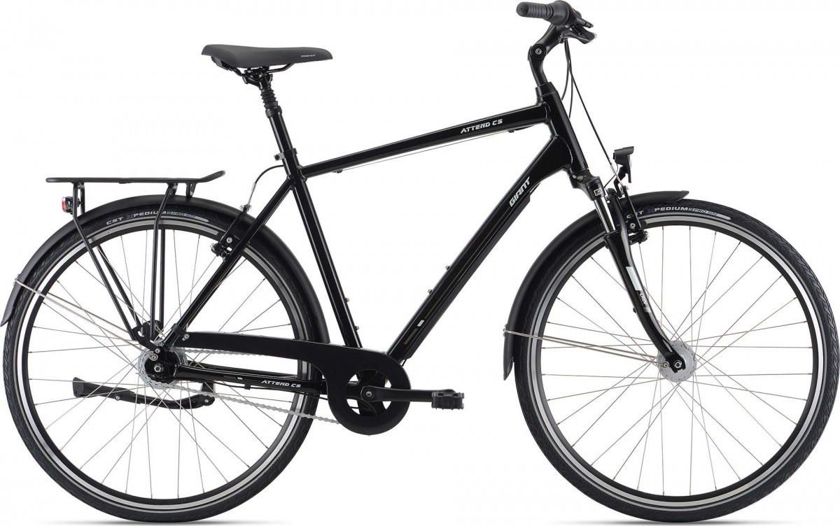 Фото выбрать и купить городской или дорожный велосипед для города и велопрогулок со склада в СПб - большой выбор для взрослого и для детей, велосипед giant attend cs 1 gts (2021) чёрный, размер l велосипеды в наличии - интернет-магазин Мастерская Тимура