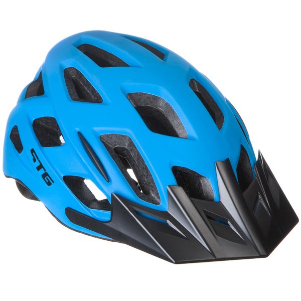 Фото выбрать и купить шлем stg, модель mv29-a, размер l(58-61)cm синий, с фикс застежкой, взрослый, outmold, для велосипедов со склада в СПб - большой выбор для взрослого, шлем stg, модель mv29-a, размер l(58-61)cm синий, с фикс застежкой, взрослый, outmold, для велосипедов в наличии - интернет-магазин Мастерская Тимура