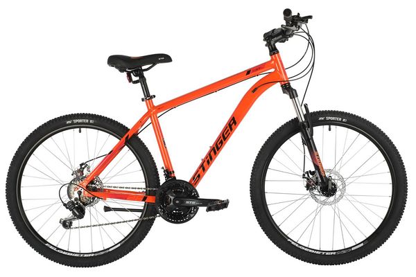 Фото выбрать и купить велосипед stinger element evo 26 (2021) оранжевый, 18" велосипеды со склада в СПб - большой выбор для взрослого и для детей, велосипед stinger element evo 26 (2021) оранжевый, 18" велосипеды в наличии - интернет-магазин Мастерская Тимура