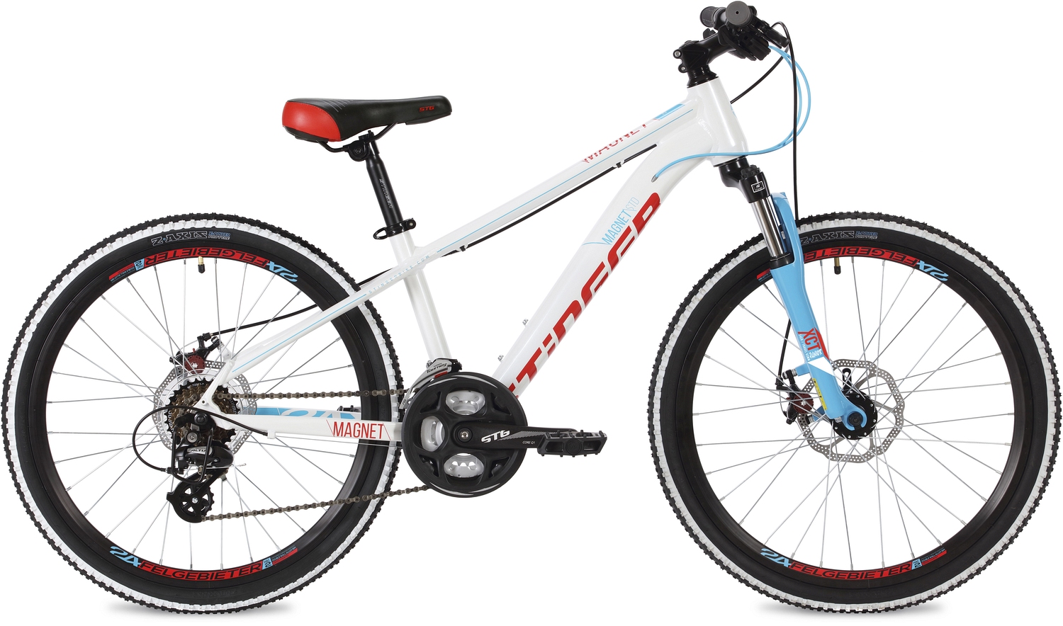 Фото выбрать и купить велосипед stinger magnet std 24 (2021) белый велосипеды с доставкой, в магазине или со склада в СПб - большой выбор для подростка, велосипед stinger magnet std 24 (2021) белый велосипеды в наличии - интернет-магазин Мастерская Тимура