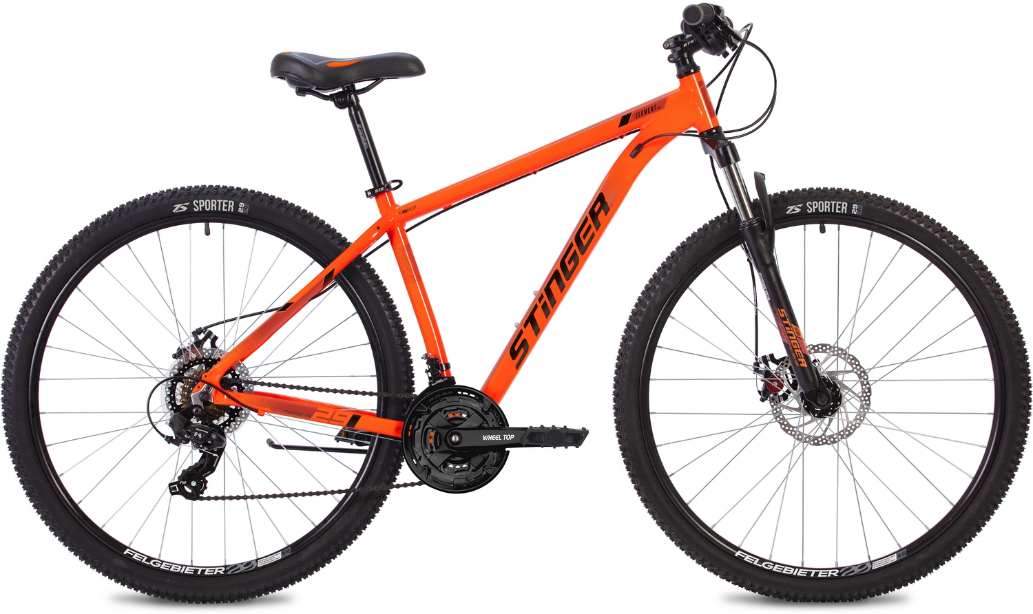 Фото выбрать и купить велосипед stinger element evo 27,5 (2021) оранжевый, 20" велосипеды со склада в СПб - большой выбор для взрослого и для детей, велосипед stinger element evo 27,5 (2021) оранжевый, 20" велосипеды в наличии - интернет-магазин Мастерская Тимура