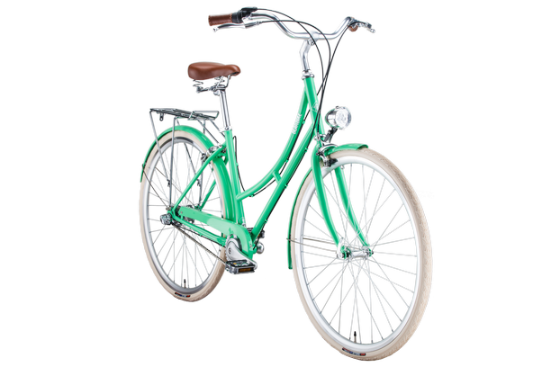 Фото выбрать и купить городской или дорожный велосипед для города и велопрогулок со склада в СПб - большой выбор для взрослого и для детей, велосипед bearbike sochi (2020) мятный, размер 450 мм велосипеды в наличии - интернет-магазин Мастерская Тимура