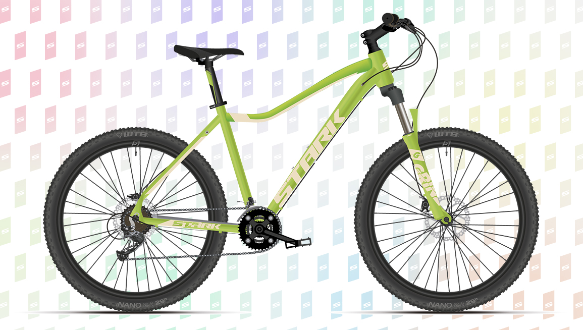 Фото выбрать и купить велосипед stark viva 27.2 d (2023) морозный-зеленый/кость, размер 16" велосипеды со склада в СПб - большой выбор для взрослого и для детей, велосипед stark viva 27.2 d (2023) морозный-зеленый/кость, размер 16" велосипеды в наличии - интернет-магазин Мастерская Тимура