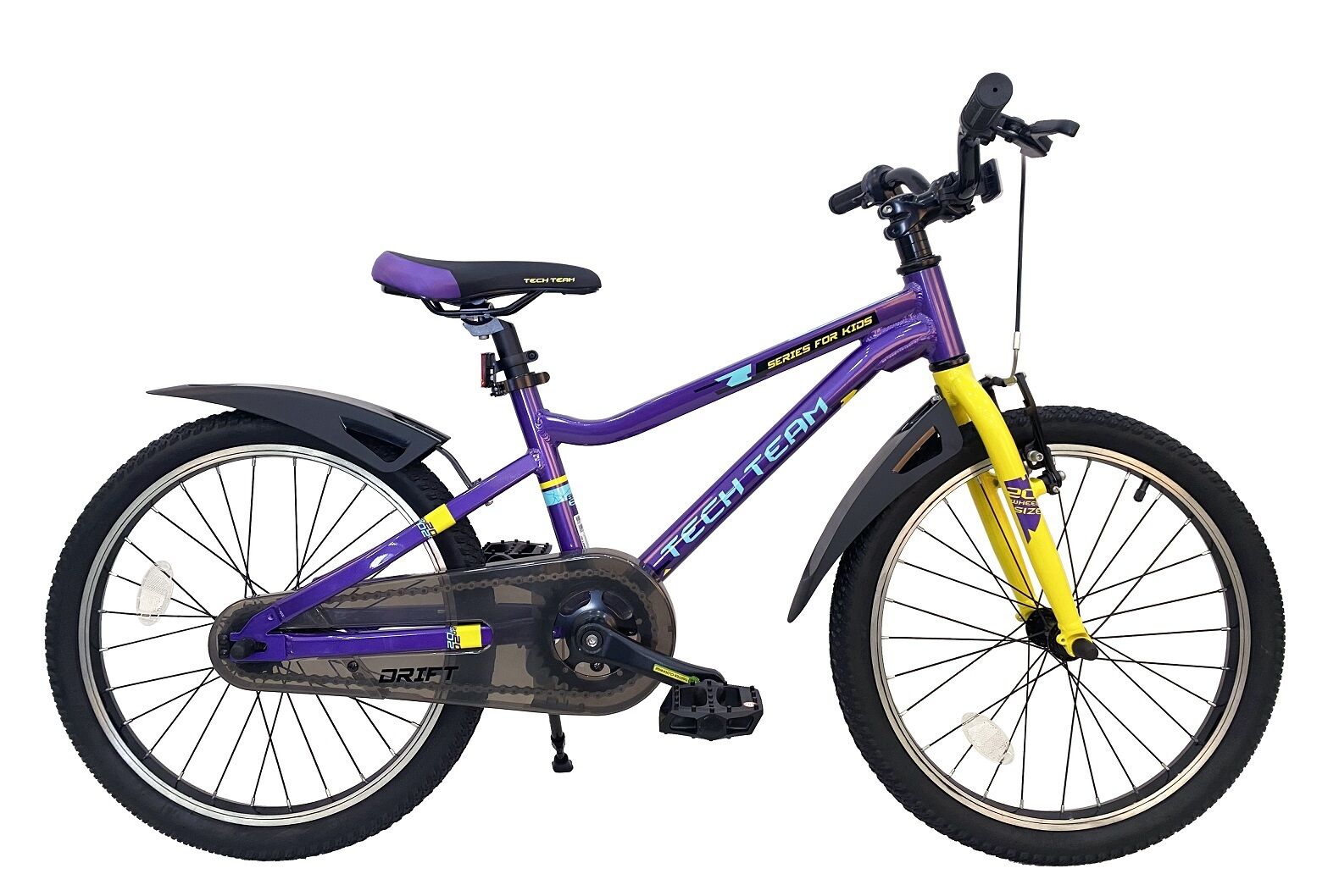 Фото выбрать и купить велосипед tech team drift 20 alu (20" 1 ск.) фиолетовый детские в магазинах или со склада в СПб - большой выбор для взрослого и для детей, велосипед tech team drift 20 alu (20" 1 ск.) фиолетовый детские в наличии - интернет-магазин Мастерская Тимура