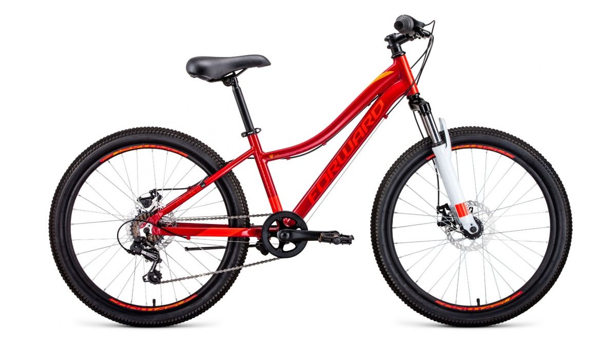 Фото выбрать и купить велосипед forward jade 24 2.0 disc (2020) red красный, размер 13'' велосипеды с доставкой, в магазине или со склада в СПб - большой выбор для подростка, велосипед forward jade 24 2.0 disc (2020) red красный, размер 13'' велосипеды в наличии - интернет-магазин Мастерская Тимура