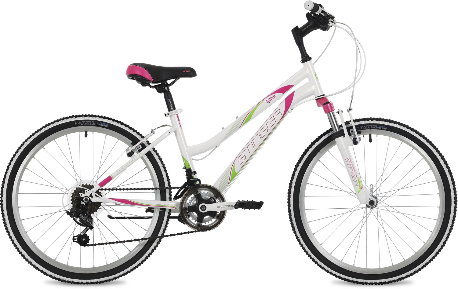 Фото выбрать и купить велосипед stinger latina 24 (2021) белый велосипеды с доставкой, в магазине или со склада в СПб - большой выбор для подростка, велосипед stinger latina 24 (2021) белый велосипеды в наличии - интернет-магазин Мастерская Тимура