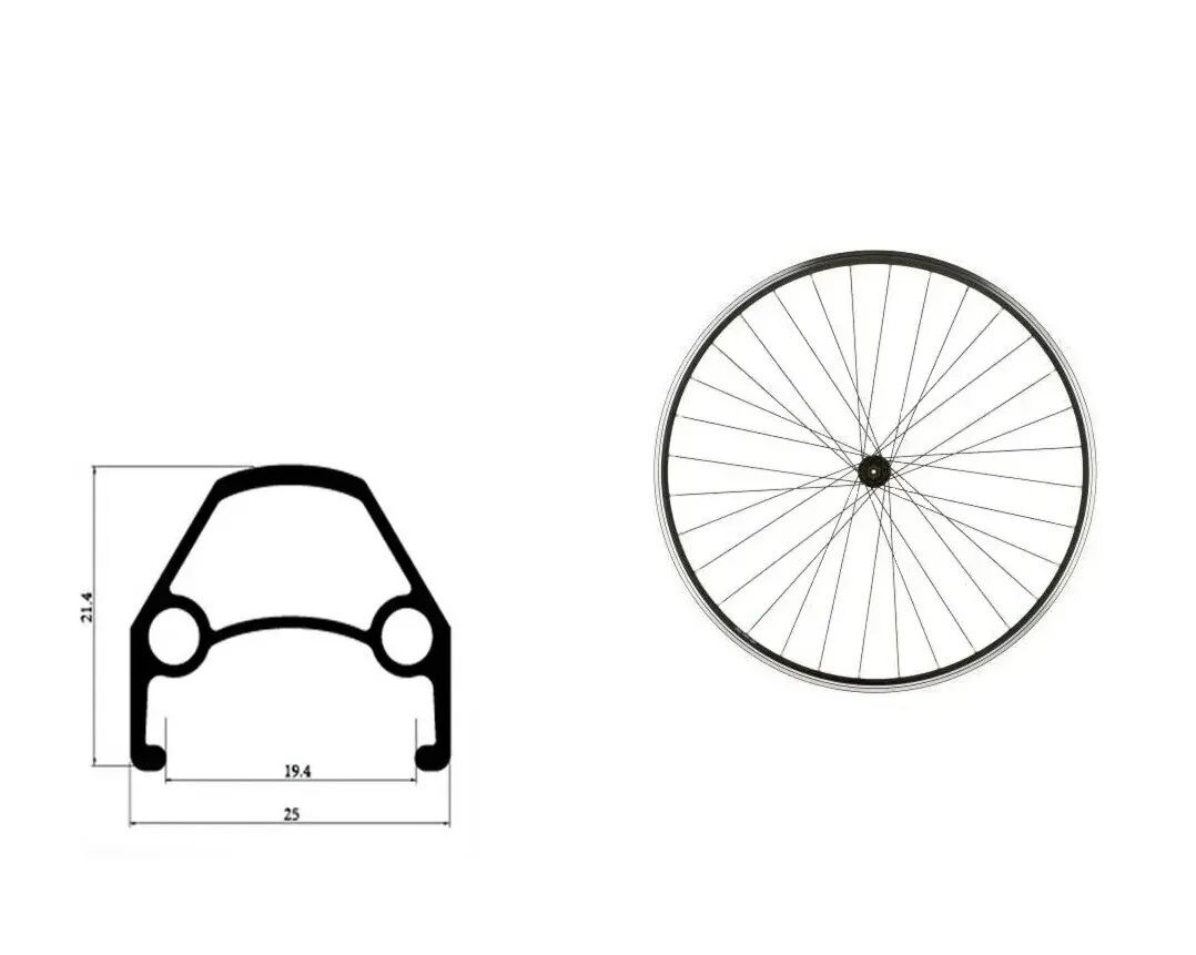 Фото выбрать и купить колесо 20" заднее, v-brake, под трещётку 6/7 ск., гайка, двустеночный обод (ут00024501) для велосипедов со склада в СПб - большой выбор для взрослого, запчасти для велосипедов в наличии - интернет-магазин Мастерская Тимура