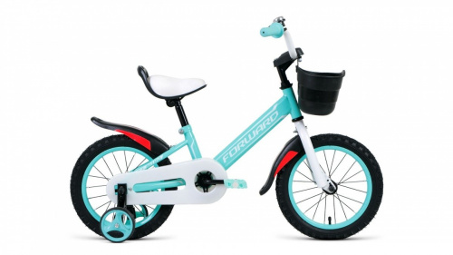 Фото выбрать и купить детский велосипед или подростковый, для девочки или мальчика, размеры 14 дюймов, 16 дюймов, горный, BMX, детский, трехколесный, со склада в СПб - детские велосипеды, велосипед forward nitro 14 (2021) бирюзовый  в наличии - интернет-магазин Мастерская Тимура