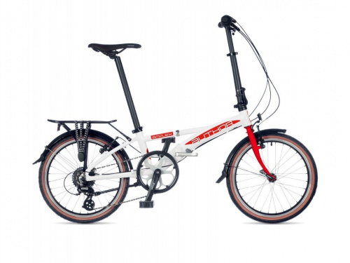 Фото выбрать и купить горный или городской велосипед, туристический, складной, со склада в СПб - большой выбор для взрослого, размеры 14, 16, 20, 22, 24, 26, 28 дюймов, детские велосипеды, велосипед author simplex м (2021) белый/красный  в наличии - интернет-магазин Мастерская Тимура