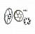 Фото выбрать и купить ротор дискового тормоза, hs 1, 160 мм, 6 болтов, meet (fwd-hs-1) для велосипедов со склада в СПб - большой выбор для взрослого, запчасти для велосипедов в наличии - интернет-магазин Мастерская Тимура