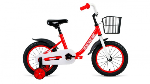 Фото выбрать и купить детский велосипед или подростковый, для девочки или мальчика, размеры 14 дюймов, 16 дюймов, горный, BMX, детский, трехколесный, со склада в СПб - детские велосипеды, велосипед forward barrio 14 (2020) red красный  в наличии - интернет-магазин Мастерская Тимура