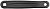 Фото выбрать и купить шатун левый a006n алюмин. 170 мм "под квадрат" чёрный для велосипедов со склада в СПб - большой выбор для взрослого, запчасти для велосипедов в наличии - интернет-магазин Мастерская Тимура