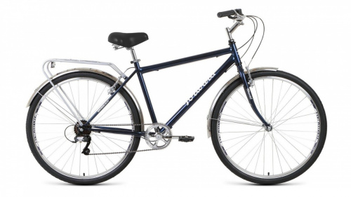 Фото выбрать и купить горный или городской велосипед, коммутер или коммютер, подростковый или туристический со склада в СПб - большой выбор для взрослого, размеры 16, 18, 20, 24, 26 и 28 дюймов, велосипед forward dortmund 28 2.0 (2021) темно-синий / белый, размер 19" велосипеды в наличии - интернет-магазин Мастерская Тимура