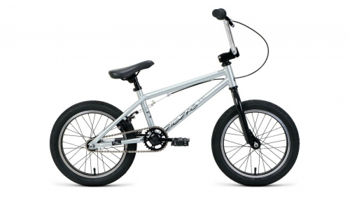 Фото выбрать и купить BMX, велосипед 4X, стрит или дерт со склада в СПб - большой выбор для взрослого 20, 24 или 26 дюймов, для трюков велосипеды, велосипед forward zigzag 16 (2021) серый / черный  в наличии - интернет-магазин Мастерская Тимура