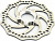 Фото выбрать и купить ротор дискового тормоза, 160мм, крепление на 6 болтах (переходник на резьб. крепл.) (pb416r) для велосипедов со склада в СПб - большой выбор для взрослого, запчасти для велосипедов в наличии - интернет-магазин Мастерская Тимура