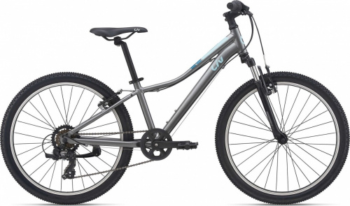 Фото выбрать и купить горный велосипед, горный двухподвес для подростка, BMX, полуфэт, фэтбайк, складной, детский велосипед для девочки или мальчика в СПб - большой выбор, размер колеса 20, 24, 26 и 27,5 дюйма, велосипед liv enchant 24 (2021) серебряный  в наличии - интернет-магазин Мастерская Тимура