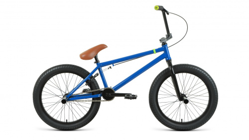 Фото выбрать и купить BMX, велосипед 4X, стрит или дерт со склада в СПб - большой выбор для взрослого 20, 24 или 26 дюймов, для трюков велосипеды, велосипед forward zigzag 20 (2021) синий, размер 20,75"  в наличии - интернет-магазин Мастерская Тимура