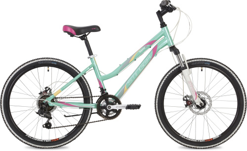 Фото выбрать и купить горный велосипед, горный двухподвес для подростка, BMX, полуфэт, фэтбайк, складной, детский велосипед для девочки или мальчика в СПб - большой выбор, размер колеса 20, 24, 26 и 27,5 дюйма, велосипед stinger laguna d 24 (2021) зеленый  в наличии - интернет-магазин Мастерская Тимура