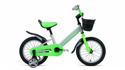Фото выбрать и купить детский велосипед или подростковый, для девочки или мальчика, размеры 14 дюймов, 16 дюймов, горный, BMX, детский, трехколесный, со склада в СПб - детские велосипеды, велосипед forward nitro 14 (2021) серый  в наличии - интернет-магазин Мастерская Тимура