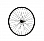 Фото выбрать и купить колесо 27,5" переднее, алюминиевая втулка wz-a282fd, дисковая (6 винтов), эксцентрик (9 мм), черные спицы, двустеночный обод (ут00021773) для велосипедов со склада в СПб - большой выбор для взрослого, запчасти для велосипедов в наличии - интернет-магазин Мастерская Тимура