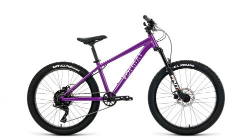 Фото выбрать и купить горный велосипед, горный двухподвес для подростка, BMX, полуфэт, фэтбайк, складной, детский велосипед для девочки или мальчика в СПб - большой выбор, размер колеса 20, 24, 26 и 27,5 дюйма, велосипед format 6612 (2022) фиолетовый  в наличии - интернет-магазин Мастерская Тимура