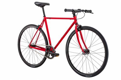 Фото выбрать и купить горный или трековый велосипед, фикс, велосипед для трека, со склада в СПб - большой выбор для взрослого 28 или 29 дюймов, велосипед bearbike detroit (2021) красный, размер 500 мм в наличии - интернет-магазин Мастерская Тимура