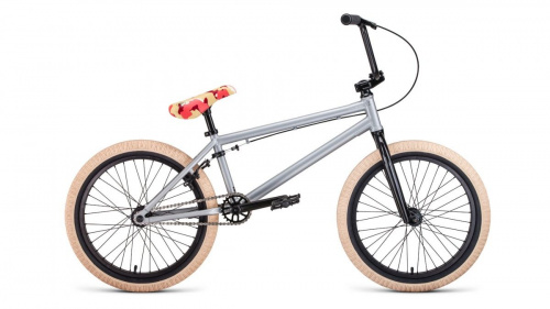Фото выбрать и купить BMX, велосипед 4X, стрит или дерт со склада в СПб - большой выбор для взрослого 20, 24 или 26 дюймов, для трюков велосипеды, велосипед forward zigzag 20 (2020) gray серый, размер 20,5"  в наличии - интернет-магазин Мастерская Тимура