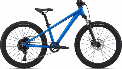 Фото выбрать и купить горный велосипед, горный двухподвес для подростка, BMX, полуфэт, фэтбайк, складной, детский велосипед для девочки или мальчика в СПб - большой выбор, размер колеса 20, 24, 26 и 27,5 дюйма, велосипед giant stp 24 fs-giant (2021) синий  в наличии - интернет-магазин Мастерская Тимура