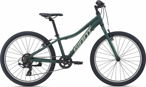 Фото выбрать и купить горный велосипед, горный двухподвес для подростка, BMX, полуфэт, фэтбайк, складной, детский велосипед для девочки или мальчика в СПб - большой выбор, размер колеса 20, 24, 26 и 27,5 дюйма, велосипед giant xtc jr 24 lite (2021) темно-зеленый  в наличии - интернет-магазин Мастерская Тимура
