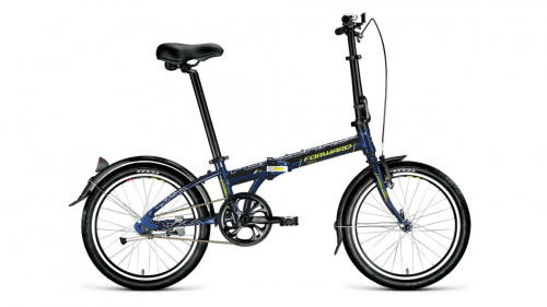Фото выбрать и купить горный или городской велосипед, туристический, складной, со склада в СПб - большой выбор для взрослого, размеры 14, 16, 20, 22, 24, 26, 28 дюймов, детские велосипеды, велосипед forward enigma 20 1.0 (2020) blue/green синий/зелёный  в наличии - интернет-магазин Мастерская Тимура