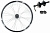 Фото выбрать и купить колесо 26" заднее, алюминиевая втулка zp-1023r, на промподшипниках, 32 отв., дисковая (6 винтов) под кассету 8/10 ск., 10 мм (эксцентрик), спицовка 8х4, пистонированный двустеночный обод very race (ут00024648) для велосипедов со склада в СПб - большой выбор для взрослого, запчасти для велосипедов в наличии - интернет-магазин Мастерская Тимура