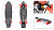 Фото выбрать и купить скейтборд (пенниборд) black aqua 24", alu, abec-7, светящиеся led колеса pu 60 мм, s00171 print (графит, ут00020937) в магазинах в наличии или заказать в интернет-магазине с доставкой со склада в СПб - большой выбор для взрослого, скейтборд (пенниборд) black aqua 24", alu, abec-7, светящиеся led колеса pu 60 мм, s00171 print (графит, ут00020937) в наличии - интернет-магазин Мастерская Тимура