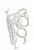 Фото выбрать и купить флягодерж-ль 6-14809 алюм. "дизайн бабочка" белый с рисунком для велосипедов со склада в СПб - большой выбор для взрослого, флягодерж-ль 6-14809 алюм. "дизайн бабочка" белый с рисунком для велосипедов в наличии - интернет-магазин Мастерская Тимура