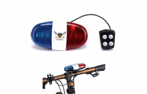 Фото выбрать и купить звонок велосипедный, электронный, сигнал светозвуковой "полицейская сирена", 6 led, 4 мелодии (jy-155) Звонки, клаксоны, в интернет-магазине, в магазинах в наличии или со склада в СПб - большой выбор для любителей велоспорта, звонок велосипедный, электронный, сигнал светозвуковой "полицейская сирена", 6 led, 4 мелодии (jy-155) в наличии - интернет-магазин Мастерская Тимура