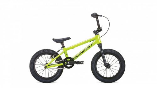 Фото выбрать и купить BMX, велосипед 4X, стрит или дерт со склада в СПб - большой выбор для взрослого 20, 24 или 26 дюймов, для трюков велосипеды, велосипед format kids 14 bmx (2021) зелёный  в наличии - интернет-магазин Мастерская Тимура