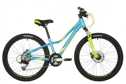 Фото выбрать и купить горный велосипед, горный двухподвес для подростка, BMX, полуфэт, фэтбайк, складной, детский велосипед для девочки или мальчика в СПб - большой выбор, размер колеса 20, 24, 26 и 27,5 дюйма, велосипед stinger galaxy evo 24 (2021) синий  в наличии - интернет-магазин Мастерская Тимура
