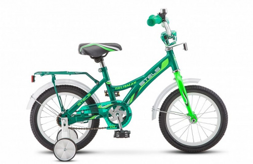 Фото выбрать и купить детский велосипед или подростковый, для девочки или мальчика, размеры 14 дюймов, 16 дюймов, горный, BMX, детский, трехколесный, со склада в СПб - детские велосипеды, велосипед stels talisman 14" 9.5" зелёный 2018 z010  в наличии - интернет-магазин Мастерская Тимура