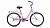 Фото выбрать и купить велосипед forward grace 24 (2020) lilac/white лиловый/белый, размер 13'' велосипеды с доставкой, в магазине или со склада в СПб - большой выбор для подростка, велосипед forward grace 24 (2020) lilac/white лиловый/белый, размер 13'' велосипеды в наличии - интернет-магазин Мастерская Тимура