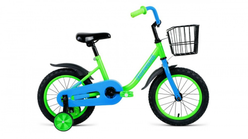 Фото выбрать и купить детский велосипед или подростковый, для девочки или мальчика, размеры 14 дюймов, 16 дюймов, горный, BMX, детский, трехколесный, со склада в СПб - детские велосипеды, велосипед forward barrio 14 (2020) green зелёный  в наличии - интернет-магазин Мастерская Тимура