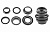 Фото выбрать и купить рулевая колонка 1" резьбовая, чёрная, kenli kl-b203 для велосипедов со склада в СПб - большой выбор для взрослого, запчасти для велосипедов в наличии - интернет-магазин Мастерская Тимура