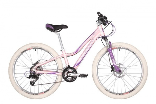 Фото выбрать и купить горный велосипед, горный двухподвес для подростка, BMX, полуфэт, фэтбайк, складной, детский велосипед для девочки или мальчика в СПб - большой выбор, размер колеса 20, 24, 26 и 27,5 дюйма, велосипед stinger galaxy pro 24 (2021) розовый  в наличии - интернет-магазин Мастерская Тимура