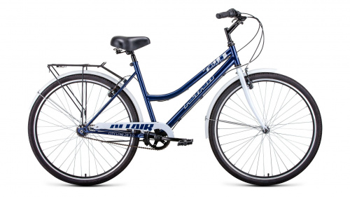 Фото выбрать и купить горный или городской велосипед, коммутер или коммютер, подростковый или туристический со склада в СПб - большой выбор для взрослого, размеры 16, 18, 20, 24, 26 и 28 дюймов, велосипед altair city 28 low 3.0 (28" 3 ск. рост. 19") темно-синий/белый, rbk22al28028 велосипеды в наличии - интернет-магазин Мастерская Тимура