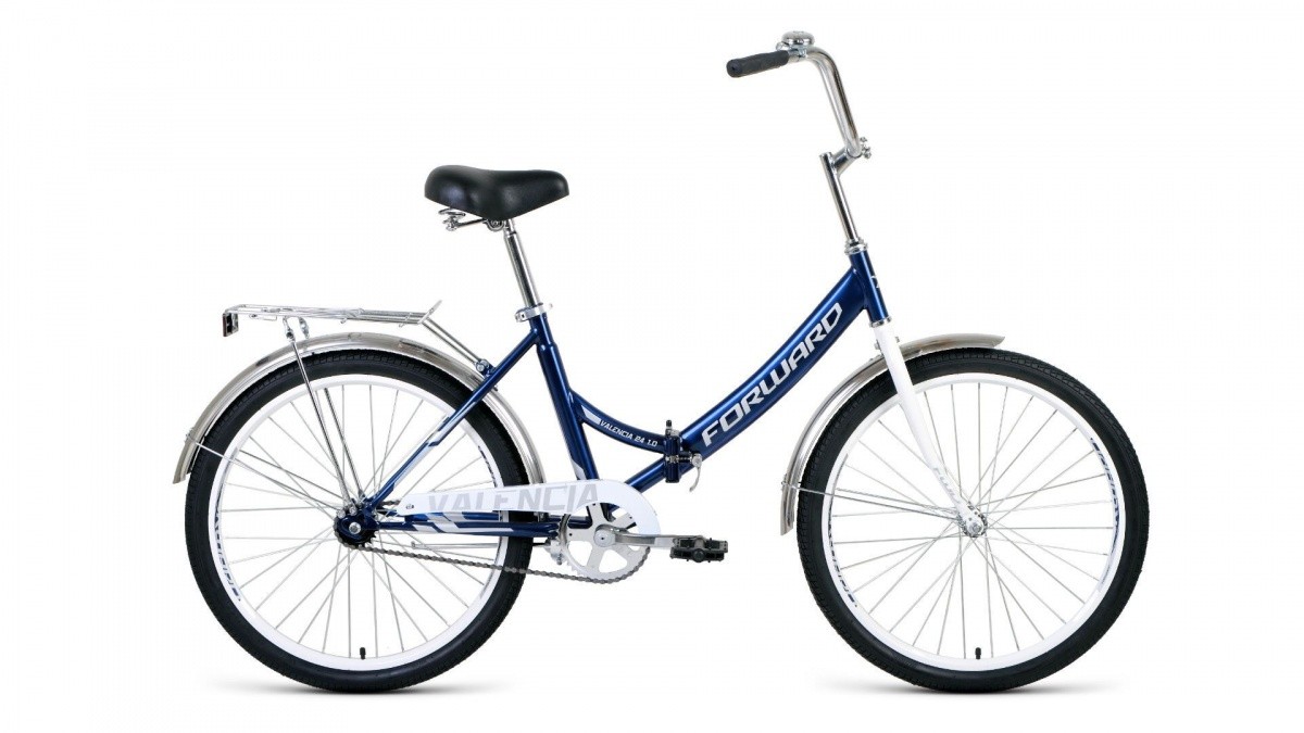 Фото выбрать и купить велосипед forward valencia 24 1.0 (2021) темно-синий / серый велосипеды  со склада в СПб - большой выбор для взрослого и для детей, велосипед forward valencia 24 1.0 (2021) темно-синий / серый велосипеды в наличии - интернет-магазин Мастерская Тимура