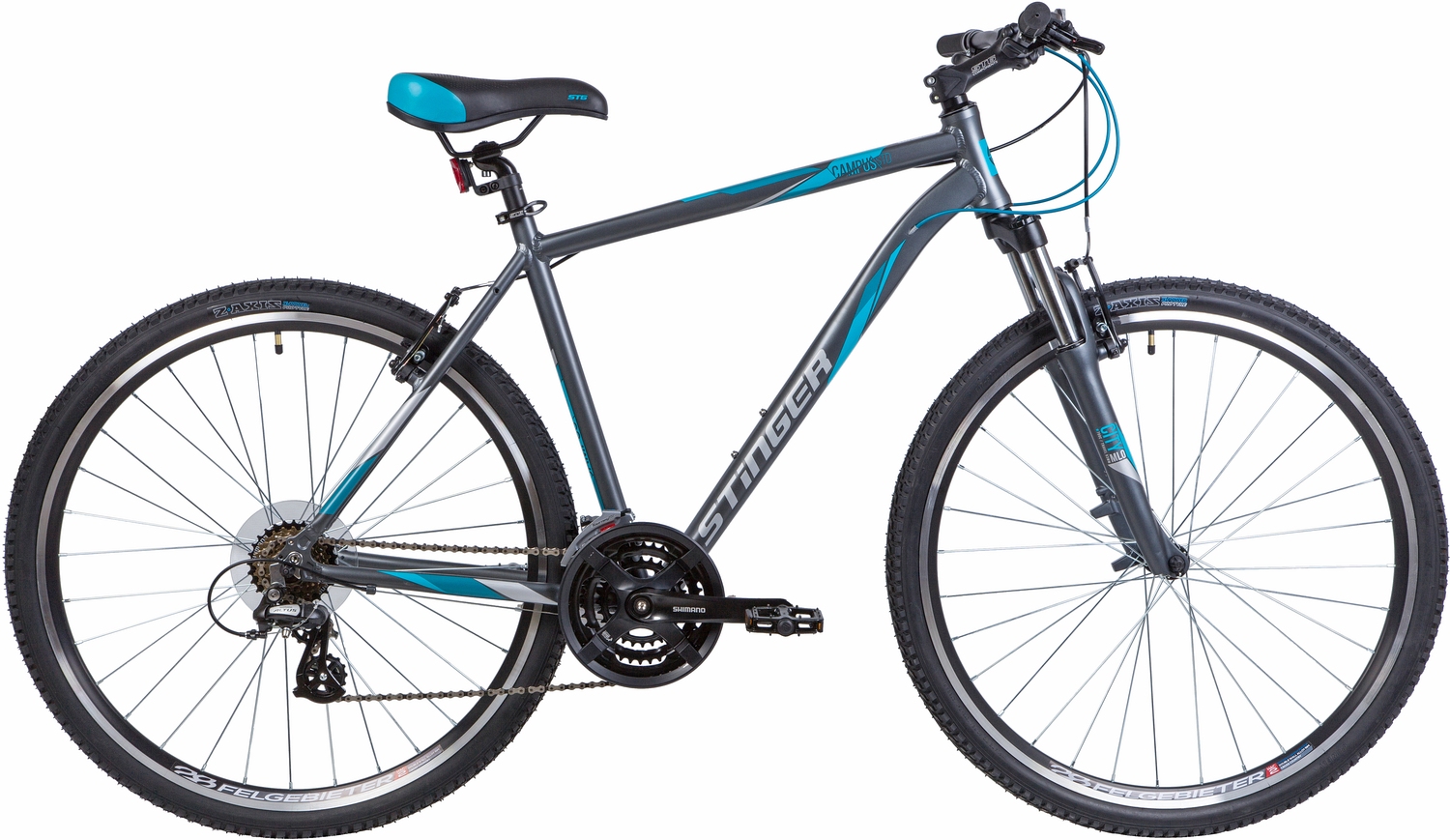 Фото выбрать и купить велосипед stinger campus std (2021) серый, 52cm со склада в СПб - большой выбор для взрослого и для детей, велосипед stinger campus std (2021) серый, 52cm  в наличии - интернет-магазин Мастерская Тимура