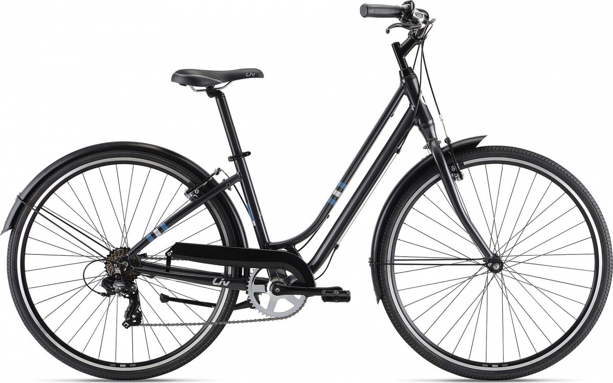 Фото выбрать и купить городской или дорожный велосипед для города и велопрогулок со склада в СПб - большой выбор для взрослого и для детей, велосипед liv flourish 3 (2021) чёрный, размер xs велосипеды в наличии - интернет-магазин Мастерская Тимура