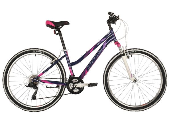Фото выбрать и купить велосипед stinger latina 26 (2021) фиолетовый, 15" велосипеды со склада в СПб - большой выбор для взрослого и для детей, велосипед stinger latina 26 (2021) фиолетовый, 15" велосипеды в наличии - интернет-магазин Мастерская Тимура