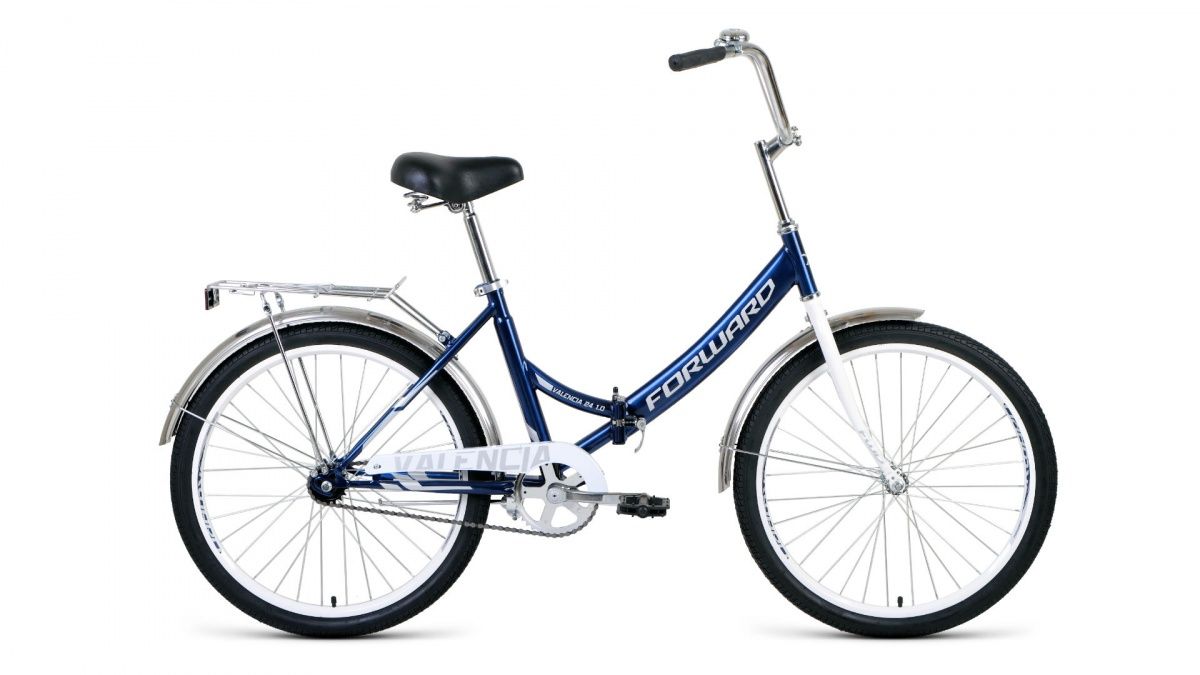 Фото выбрать и купить велосипед forward valencia 24 1.0 (2020) dark blue/gray темно-синий/серый, размер 16'' велосипеды  со склада в СПб - большой выбор для взрослого и для детей, велосипед forward valencia 24 1.0 (2020) dark blue/gray темно-синий/серый, размер 16'' велосипеды в наличии - интернет-магазин Мастерская Тимура