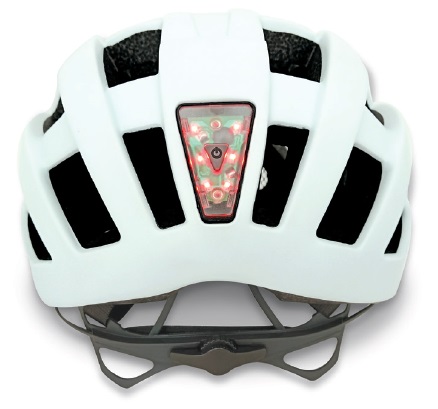 Фото выбрать и купить шлем voox urban (встроен красный фонарь) белый матовый, s/m(55-58) для велосипедов со склада в СПб - большой выбор для взрослого, шлем voox urban (встроен красный фонарь) белый матовый, s/m(55-58) для велосипедов в наличии - интернет-магазин Мастерская Тимура